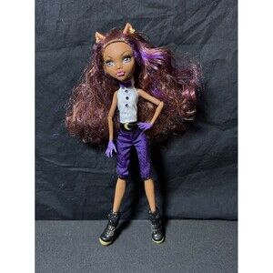 Monster High Sweet 1600 Clawdeen Wolf Doll Purple Hands